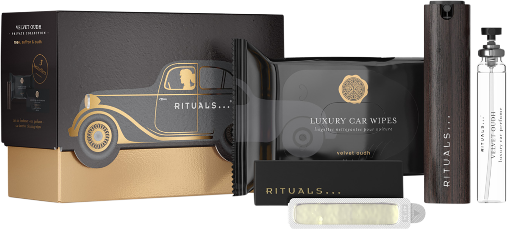 Rituals Car Giftset Private Collection Velvet Oudh Autoparfum