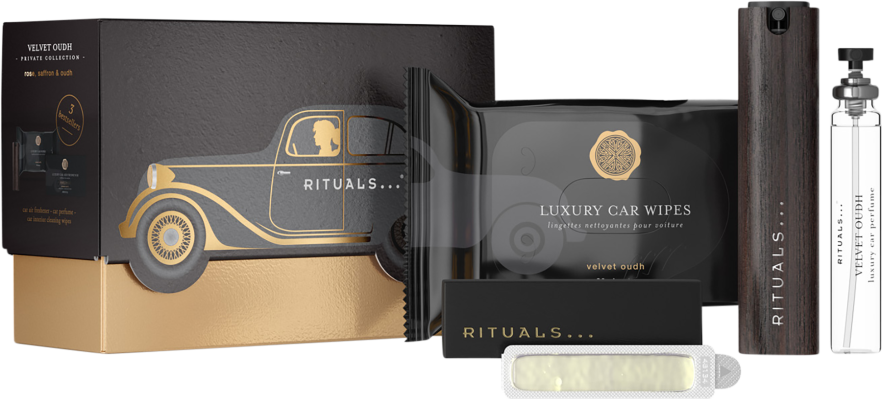 Rituals Car Giftset Private Collection Velvet Oudh Autoparfum