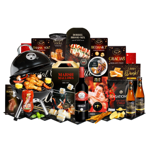 Kerstpakket grillplaat om te gebruiken met kerstavond