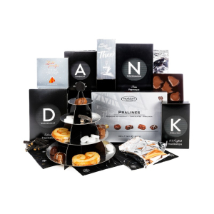 Bedankpakket gevuld met bonbons, pepermunt en choco pralines