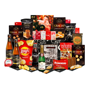 Speciaal bier kerstpakket met bierglazen, borrelplank en bierproeverij