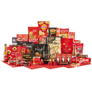 Amazingly filled christmas hampers to thank your employees!