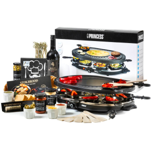 Kerstpakket familie met gourmetset voor een gezellige avond