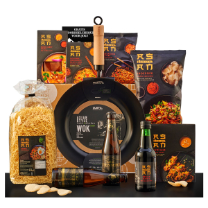 Japanse kerstpakketten met wok