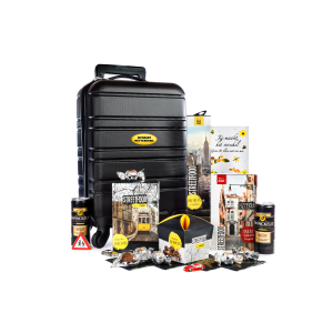 De beste reis kerstpakketten met tas of koffer